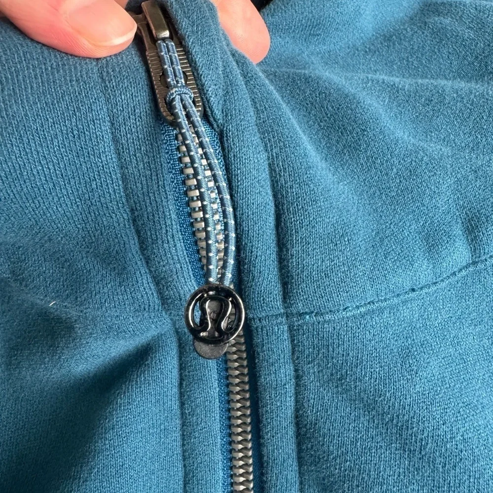 Lululemon Scuba Oversized 1/2 Zip Hoodie in Blue Borealis Size XL/XXL